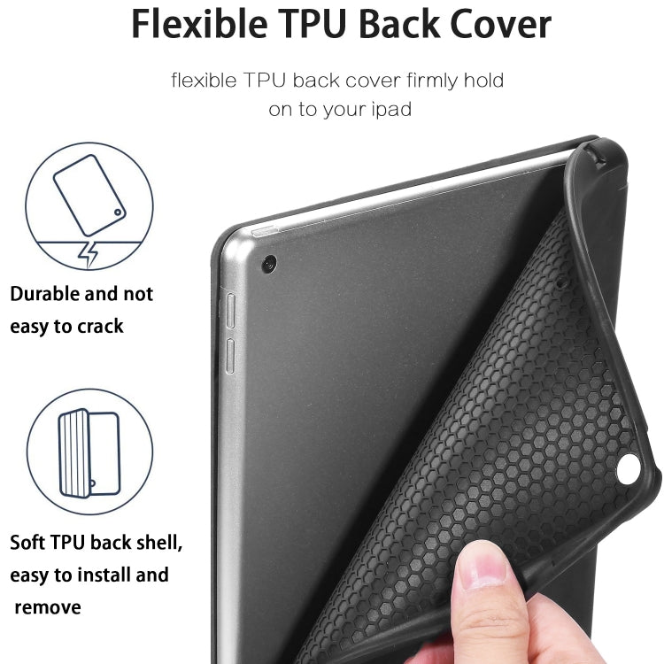 DG.MING See Series Horizontal Flip Leather Case with Holder & Pen Holder, For iPad 10.2 2021 / 2020 / 2019