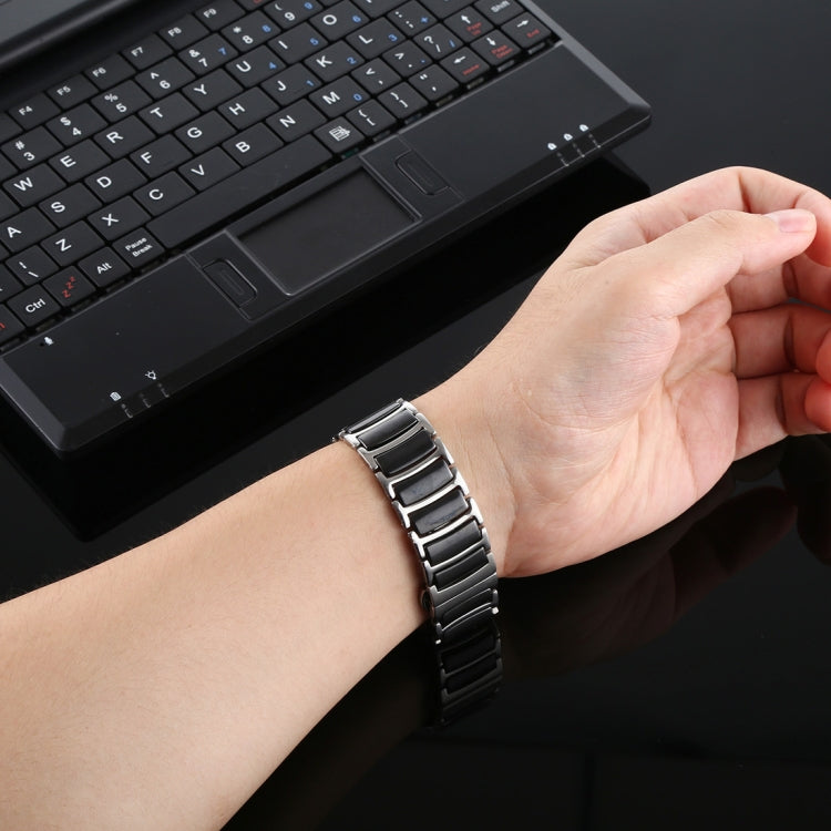 Ceramic Steel Watchband, For Apple Watch Series 8&7 41mm / SE 2&6&SE&5&4 40mm / 3&2&1 38mm, For Apple Watch Series 7 45mm / 6 & SE & 5 & 4 44mm / 3 & 2 & 1 42mm, For Apple Watch Series 7 41mm / 6 & SE & 5 & 4 40mm / 3 & 2 & 1 38mm