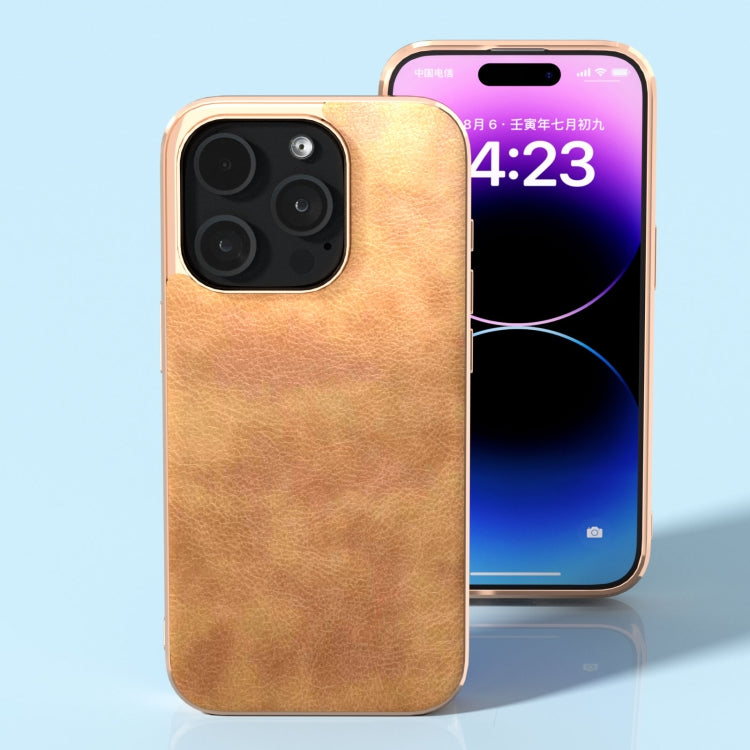 Retro Litchi Texture PU Phone Case, For iPhone 14 Pro, For iPhone 14 Pro Max