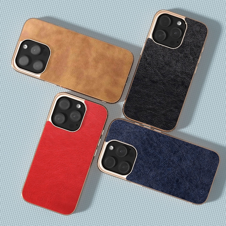 Retro Litchi Texture PU Phone Case, For iPhone 14 Pro, For iPhone 14 Pro Max