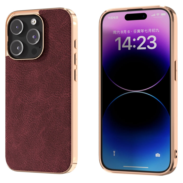 Dream Litchi Texture PU Phone Case, For iPhone 14 Pro, For iPhone 14 Pro Max