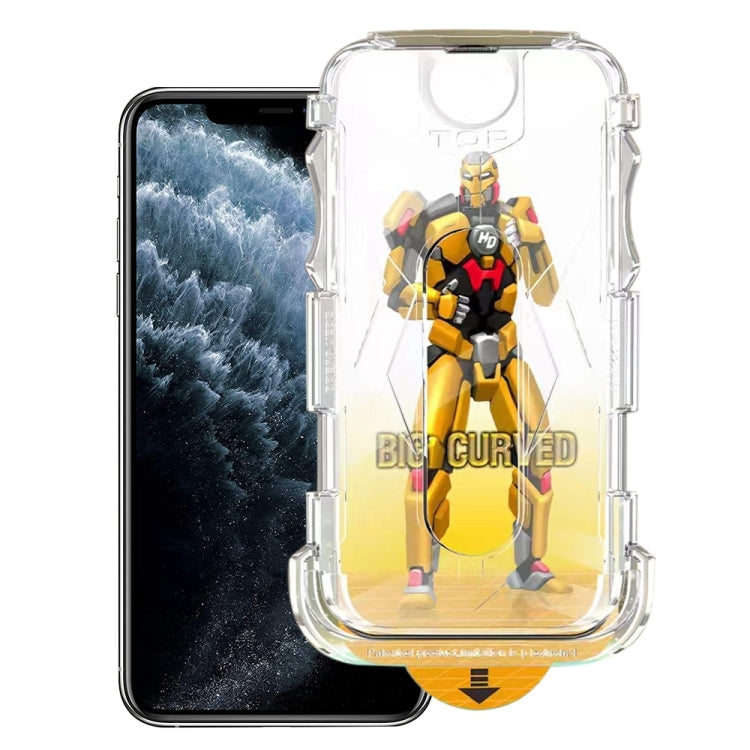 Easy Install Dust-proof Armor Tempered Glass Film, For iPhone 18 Pro / 17 Pro, For iPhone 18 Pro Max / 17 Pro Max, For iPhone 17e / 16e, For iPhone 17, For iPhone Air, For iPhone 16 Pro Max, For iPhone 16 Pro, For iPhone 16 Plus, For iPhone 16         ...