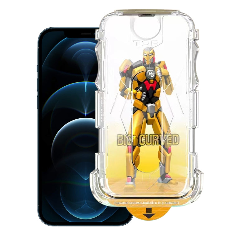 Easy Install Dust-proof Armor Tempered Glass Film, For iPhone 18 Pro / 17 Pro, For iPhone 18 Pro Max / 17 Pro Max, For iPhone 17e / 16e, For iPhone 17, For iPhone Air, For iPhone 16 Pro Max, For iPhone 16 Pro, For iPhone 16 Plus, For iPhone 16         ...