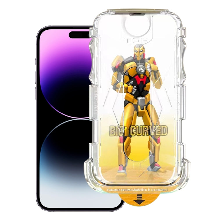 Easy Install Dust-proof Armor Tempered Glass Film, For iPhone 18 Pro / 17 Pro, For iPhone 18 Pro Max / 17 Pro Max, For iPhone 17e / 16e, For iPhone 17, For iPhone Air, For iPhone 16 Pro Max, For iPhone 16 Pro, For iPhone 16 Plus, For iPhone 16         ...