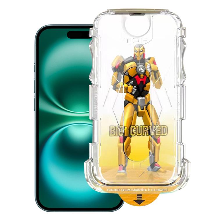 Easy Install Dust-proof Armor Tempered Glass Film, For iPhone 18 Pro / 17 Pro, For iPhone 18 Pro Max / 17 Pro Max, For iPhone 17e / 16e, For iPhone 17, For iPhone Air, For iPhone 16 Pro Max, For iPhone 16 Pro, For iPhone 16 Plus, For iPhone 16         ...