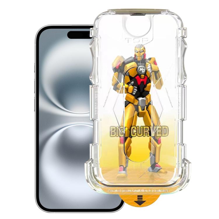 Easy Install Dust-proof Armor Tempered Glass Film, For iPhone 18 Pro / 17 Pro, For iPhone 18 Pro Max / 17 Pro Max, For iPhone 17e / 16e, For iPhone 17, For iPhone Air, For iPhone 16 Pro Max, For iPhone 16 Pro, For iPhone 16 Plus, For iPhone 16         ...