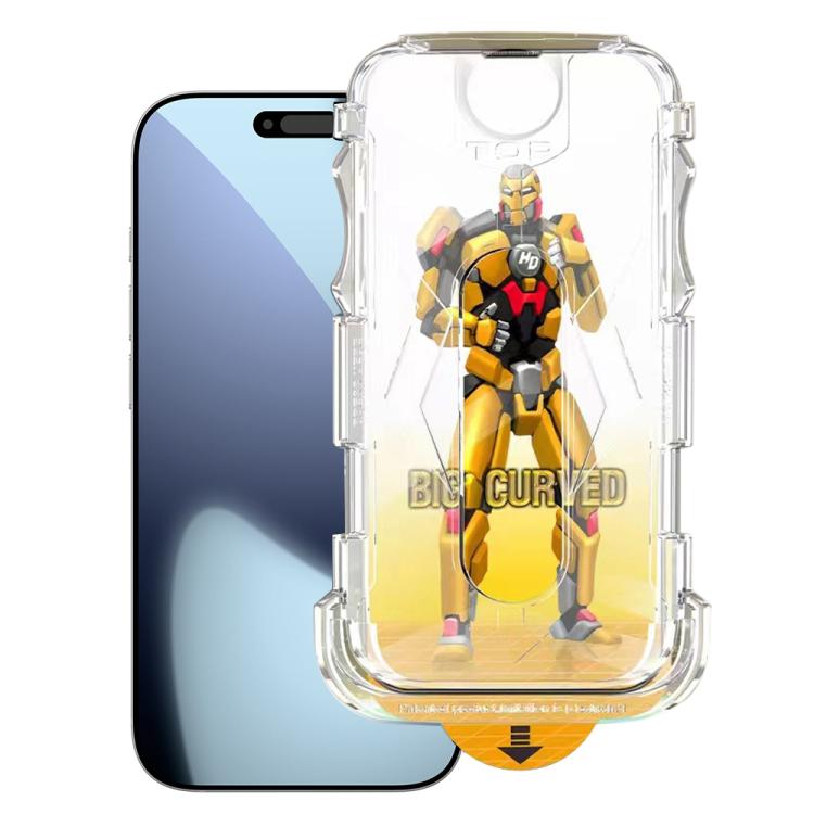 Easy Install Dust-proof Armor Tempered Glass Film, For iPhone 17e / 16e, For iPhone 17 Pro Max, For iPhone 17 Pro, For iPhone 17, For iPhone 17 Air, For iPhone 16 Pro Max, For iPhone 16 Pro, For iPhone 16 Plus, For iPhone 16, For iPhone 15 Pro Max     ...