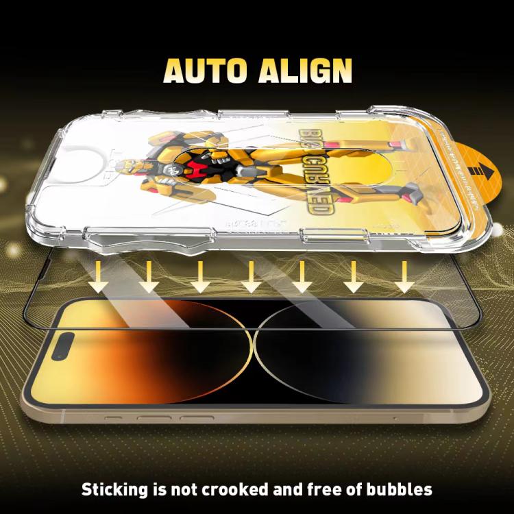 Easy Install Dust-proof Armor Tempered Glass Film, For iPhone 18 Pro / 17 Pro, For iPhone 18 Pro Max / 17 Pro Max, For iPhone 17e / 16e, For iPhone 17, For iPhone Air, For iPhone 16 Pro Max, For iPhone 16 Pro, For iPhone 16 Plus, For iPhone 16         ...