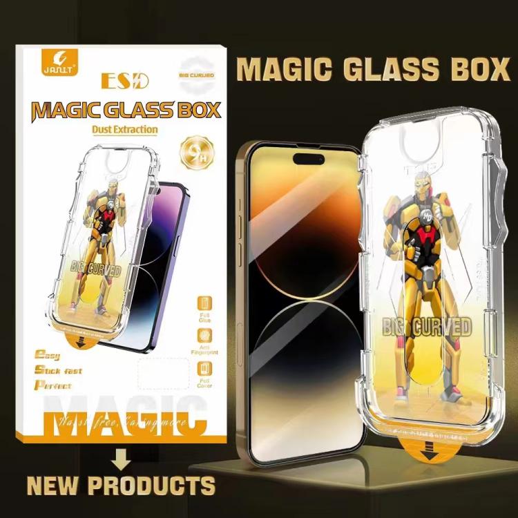 Easy Install Dust-proof Armor Tempered Glass Film, For iPhone 18 Pro / 17 Pro, For iPhone 18 Pro Max / 17 Pro Max, For iPhone 17e / 16e, For iPhone 17, For iPhone Air, For iPhone 16 Pro Max, For iPhone 16 Pro, For iPhone 16 Plus, For iPhone 16         ...