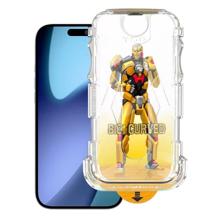 Easy Install Dust-proof Armor Tempered Glass Film, For iPhone 18 Pro / 17 Pro, For iPhone 18 Pro Max / 17 Pro Max, For iPhone 17e / 16e, For iPhone 17, For iPhone Air, For iPhone 16 Pro Max, For iPhone 16 Pro, For iPhone 16 Plus, For iPhone 16         ...