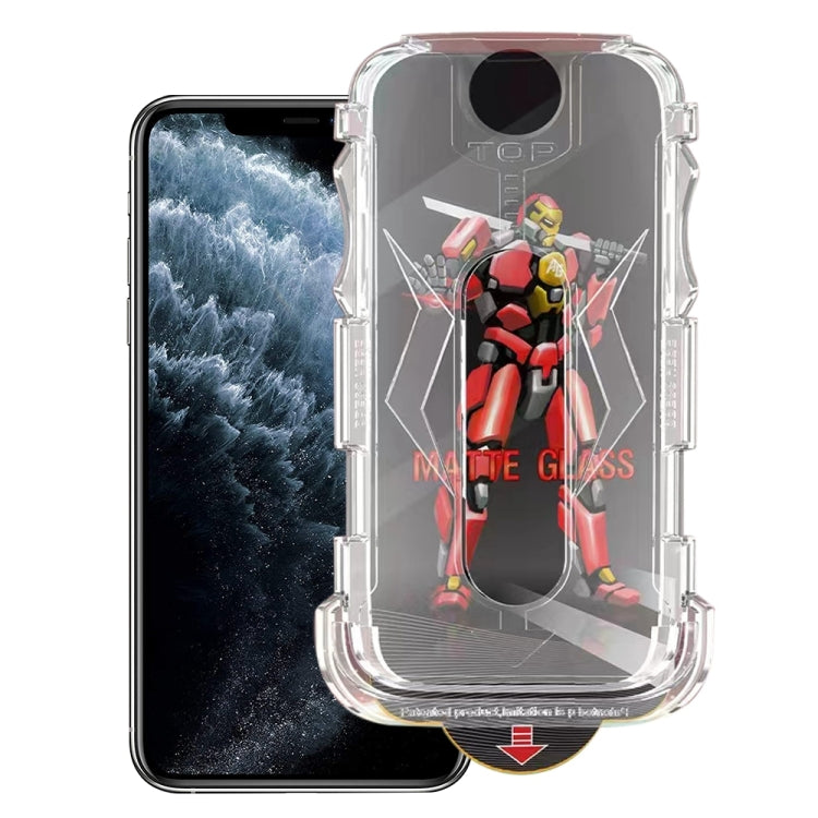 Easy Install Matte Armor Tempered Glass Film, For iPhone 17e / 16e, For iPhone 17 Pro Max, For iPhone 17 Pro, For iPhone 17, For iPhone Air, For iPhone 16 Pro Max, For iPhone 16 Pro, For iPhone 16 Plus, For iPhone 16, For iPhone 15 Pro Max             ...