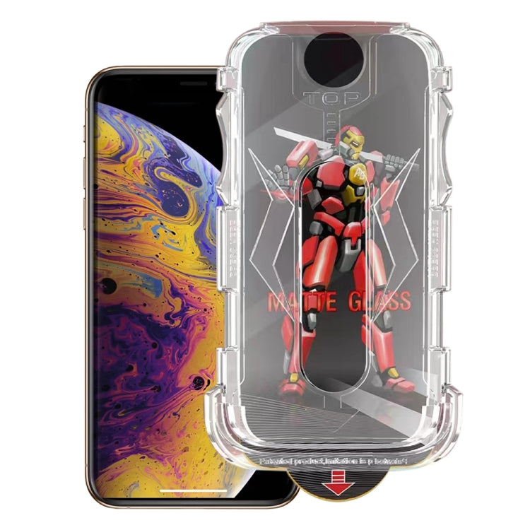 Easy Install Matte Armor Tempered Glass Film, For iPhone 17e / 16e, For iPhone 17 Pro Max, For iPhone 17 Pro, For iPhone 17, For iPhone Air, For iPhone 16 Pro Max, For iPhone 16 Pro, For iPhone 16 Plus, For iPhone 16, For iPhone 15 Pro Max             ...