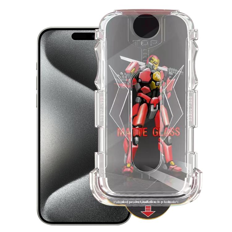 Easy Install Matte Armor Tempered Glass Film, For iPhone 17e / 16e, For iPhone 17 Pro Max, For iPhone 17 Pro, For iPhone 17, For iPhone Air, For iPhone 16 Pro Max, For iPhone 16 Pro, For iPhone 16 Plus, For iPhone 16, For iPhone 15 Pro Max             ...
