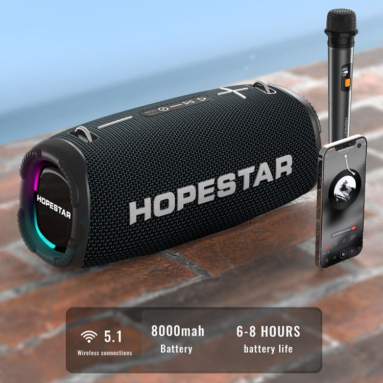 HOPESTAR A6 Max IPX6 Waterproof Outdoor Portable Bluetooth Speaker