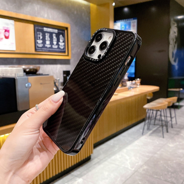 Armor Carbon Fiber TPU + PC Phone Case, For iPhone 15 Pro Max, For iPhone 15 Pro, For iPhone 15 Plus, For iPhone 15