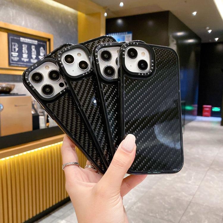 Armor Carbon Fiber TPU + PC Phone Case, For iPhone 15 Pro Max, For iPhone 15 Pro, For iPhone 15 Plus, For iPhone 15