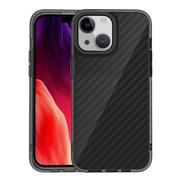 Armor Carbon Fiber TPU + PC Phone Case, For iPhone 15 Pro Max, For iPhone 15 Pro, For iPhone 15 Plus, For iPhone 15