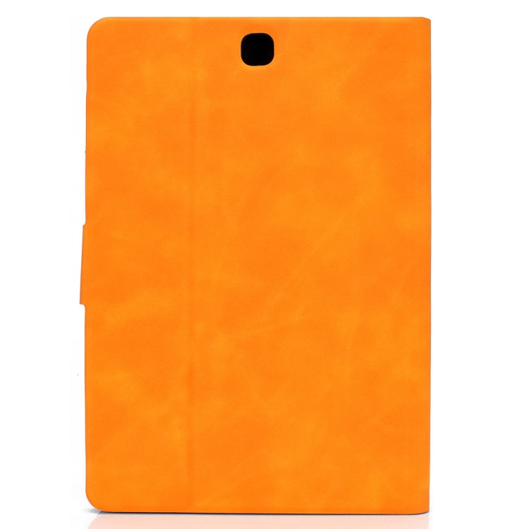 Cowhide Texture Horizontal Flip Leather Case with Holder & Card Slots & Sleep / Wake-up Function, For Samsung Galaxy Tab A 9.7 T550/T555C