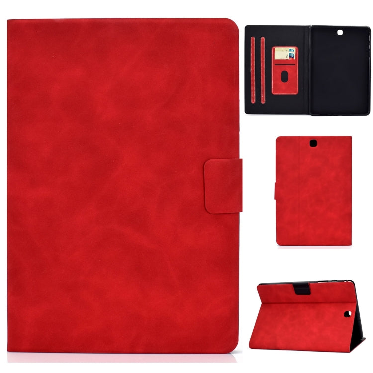 Cowhide Texture Horizontal Flip Leather Case with Holder & Card Slots & Sleep / Wake-up Function, For Samsung Galaxy Tab A 9.7 T550/T555C