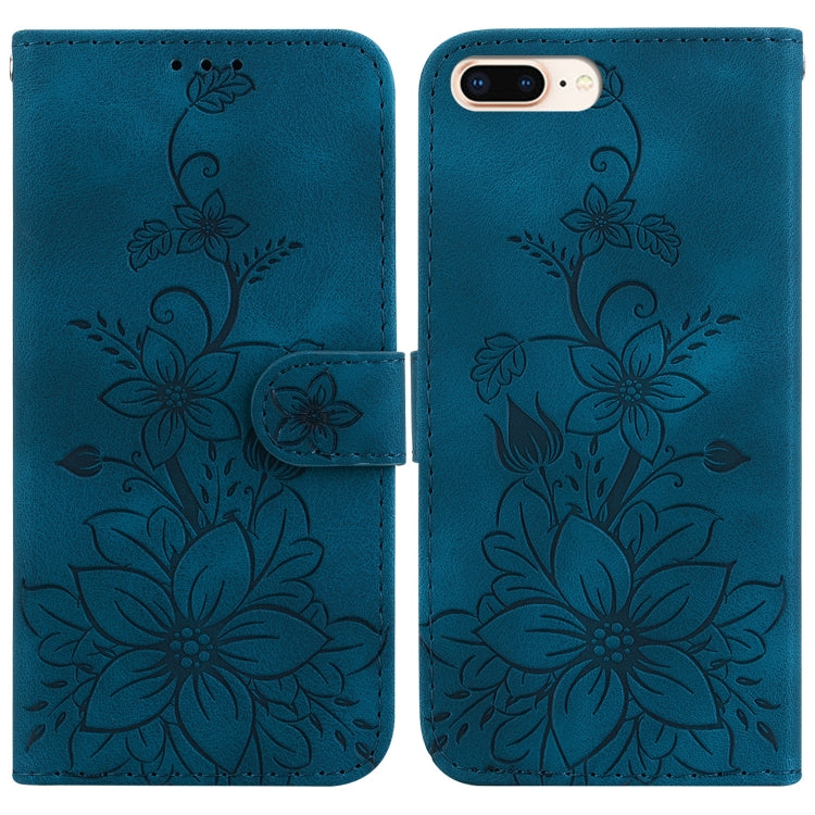 Lily Embossed Leather Phone Case