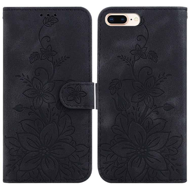 Lily Embossed Leather Phone Case