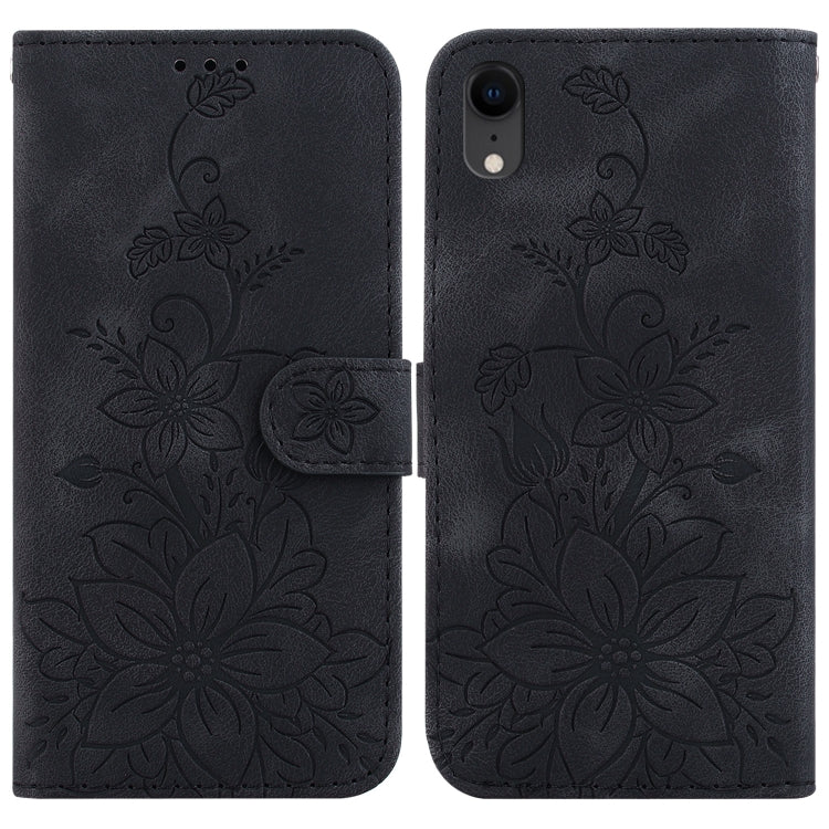 Lily Embossed Leather Phone Case