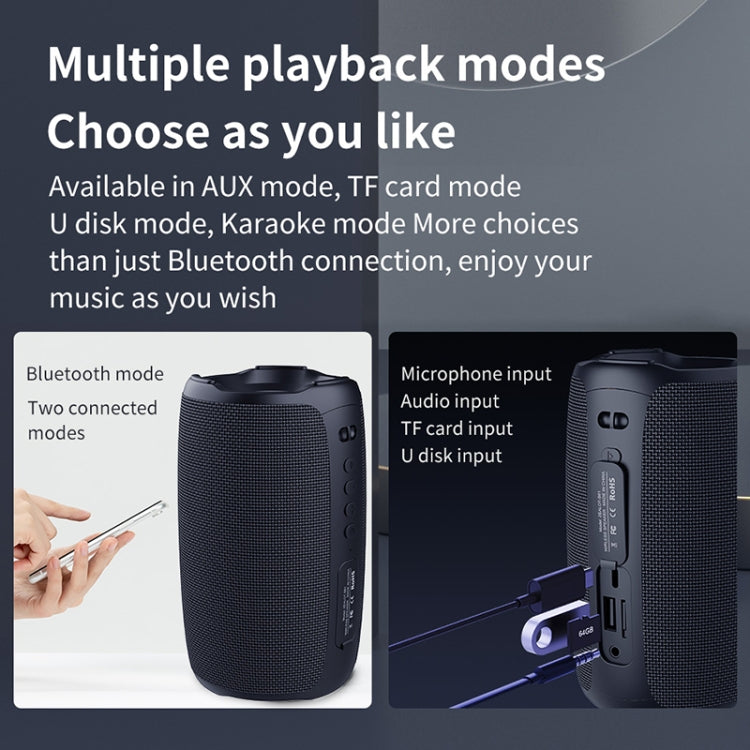 Zealot S61 IPX6 Waterproof Portable Wireless Bluetooth Speaker, S61