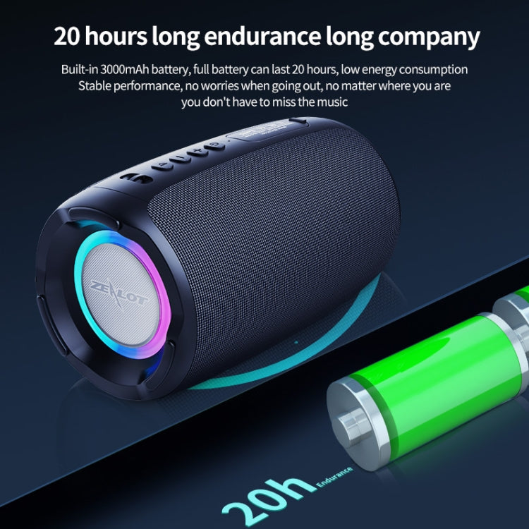 Zealot S61 IPX6 Waterproof Portable Wireless Bluetooth Speaker, S61