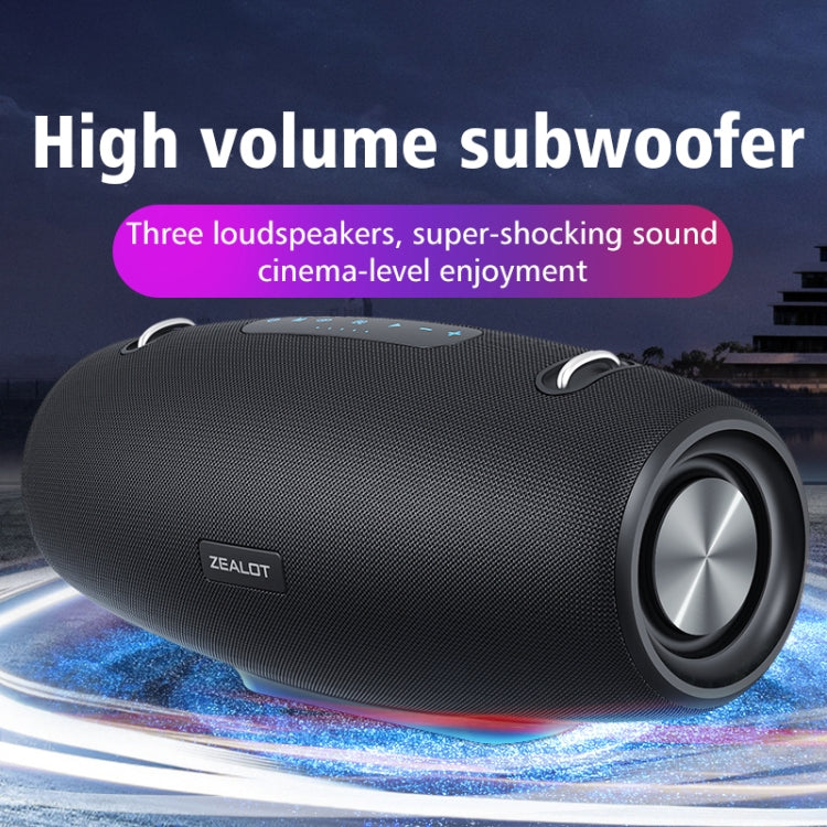 Enceinte Bluetooth portable sans fil haute puissance Zealot S67 60 W, S67