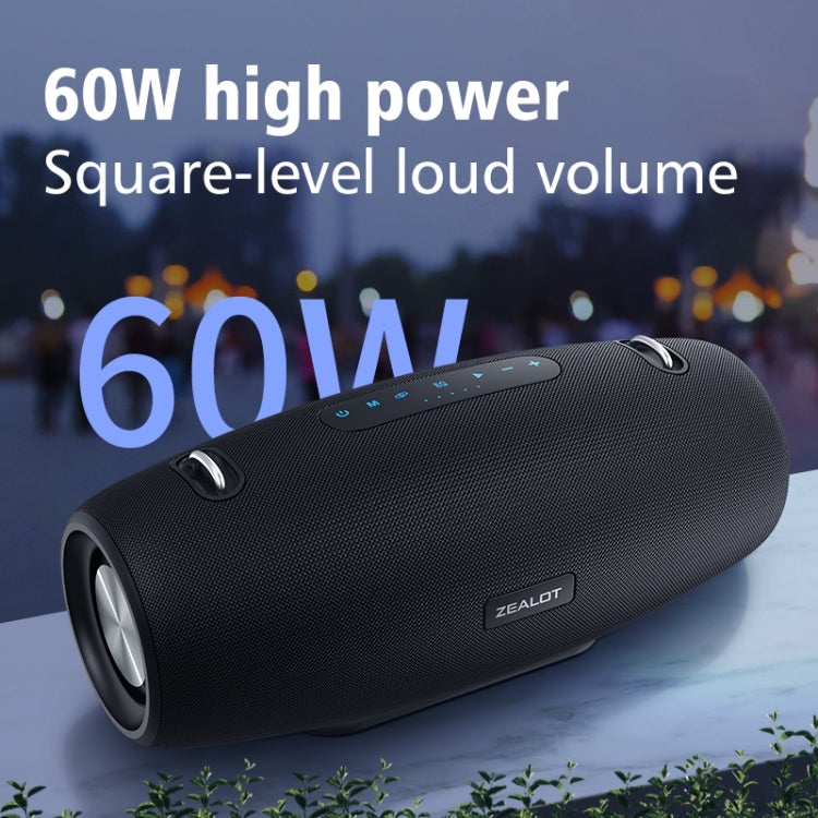 Enceinte Bluetooth portable sans fil haute puissance Zealot S67 60 W, S67