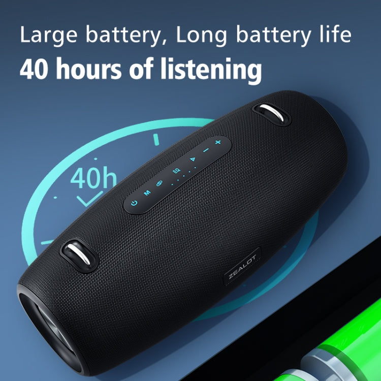 Enceinte Bluetooth portable sans fil haute puissance Zealot S67 60 W, S67