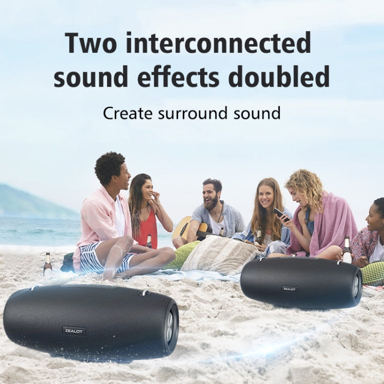 Enceinte Bluetooth portable sans fil haute puissance Zealot S67 60 W, S67