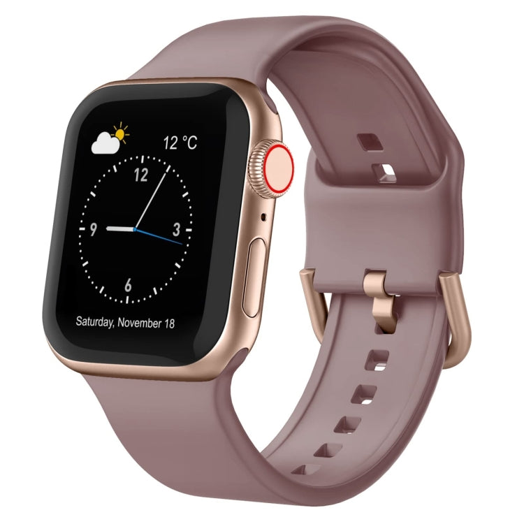 Pin Buckle Silicone Watch Band, For Apple Watch Series 9 41mm