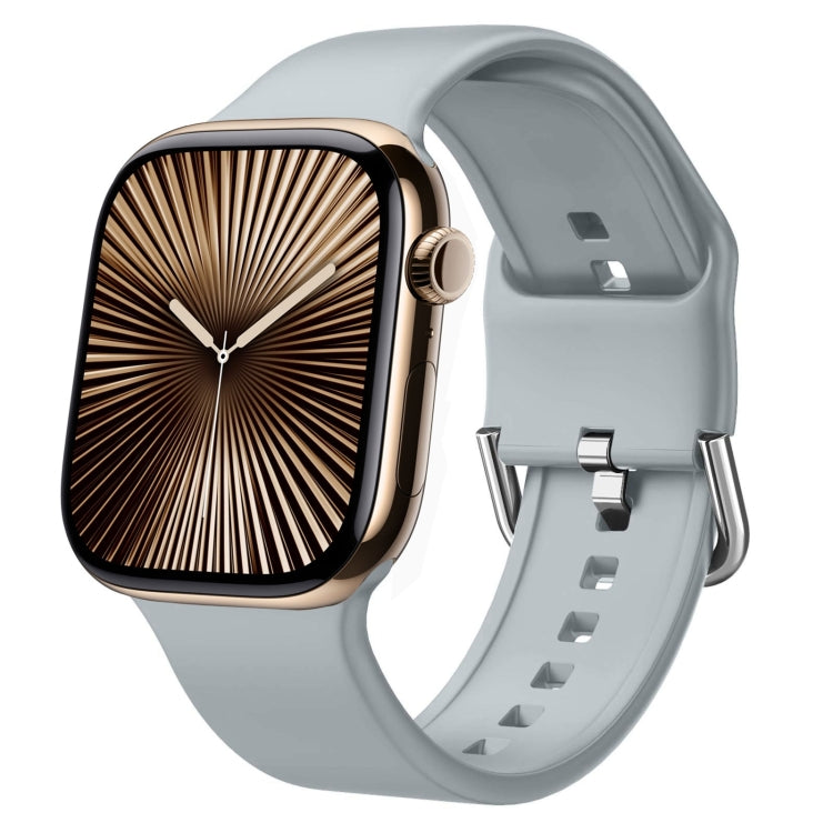 Pin Buckle Silicone Watch Band, For Apple Watch Series 10 42mm