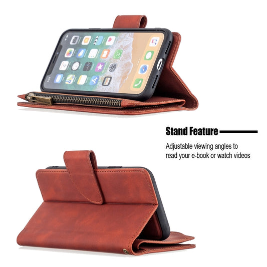 Skin-feel leather case with built-in stand and protective magnetic closure
