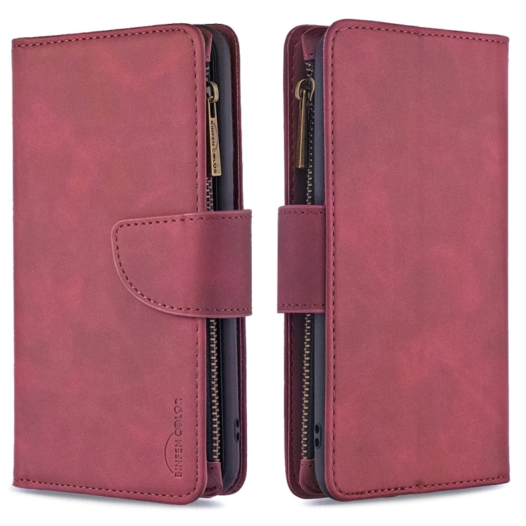 Skin Feel Detachable Magnetic Zipper Horizontal Flip PU Leather Case with Multi-Card Slots & Holder & Wallet & Photo Frame & Lanyard, For iPhone XS / X, For iPhone 6 Plus, For iPhone 6, For iPhone 11 Pro Max