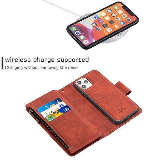 Detachable magnetic closure horizontal flip case iPhone XS Max with holder strap