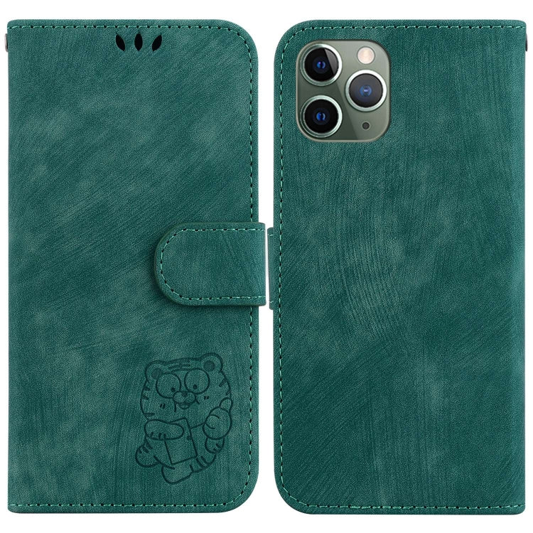 Little Tiger Embossed Leather Phone Case, For iPhone 12 mini, For iPhone 11 Pro Max, For iPhone 11, For iPhone 11 Pro