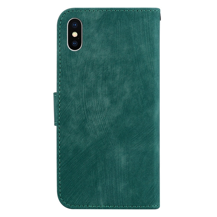 Little Tiger Embossed Leather Phone Case, For iPhone X / XS, For iPhone XR, For iPhone XS Max, For iPhone 7 Plus / 8 Plus