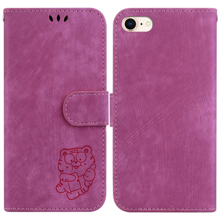 Little Tiger Embossed Leather Phone Case, For iPhone 14 Pro Max, For iPhone 7 / 8 / SE 2022 / 2020, For iPhone 13 Pro Max, For iPhone 13 Pro