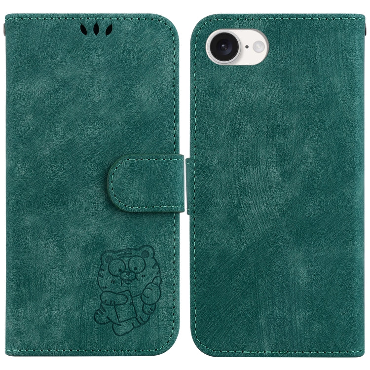 Little Tiger Embossed Leather Phone Case, For iPhone 17 Pro Max, For iPhone 17 Pro, For iPhone 17, For iPhone 17 Air
