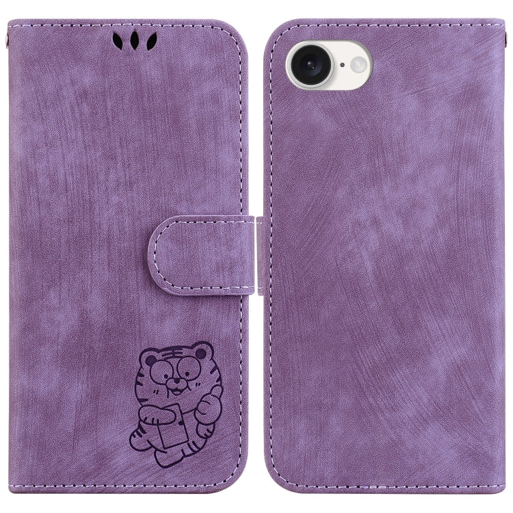 Little Tiger Embossed Leather Phone Case, For iPhone 17 Pro Max, For iPhone 17 Pro, For iPhone 17, For iPhone 17 Air