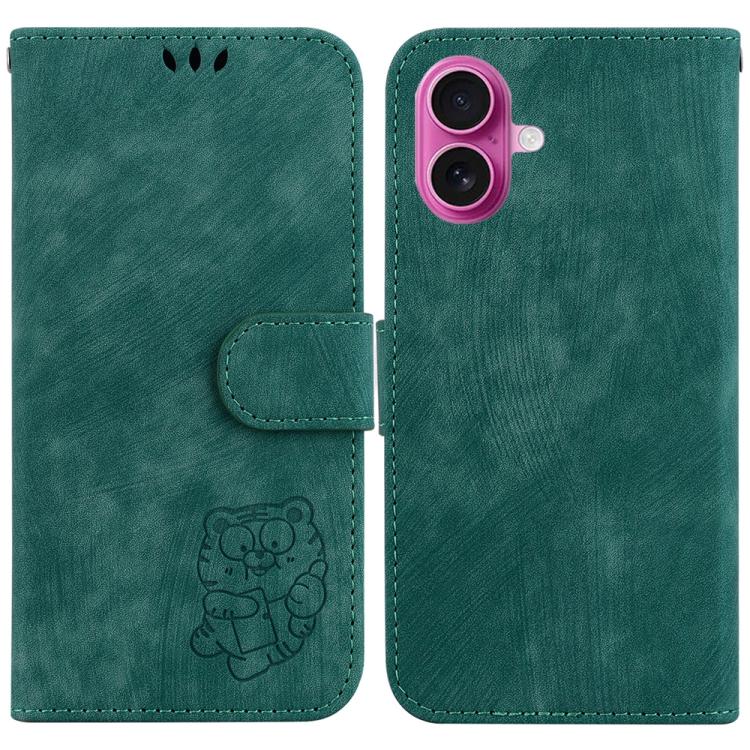 Little Tiger Embossed Leather Phone Case, For iPhone 17 Pro Max, For iPhone 17 Pro, For iPhone 17, For iPhone 17 Air
