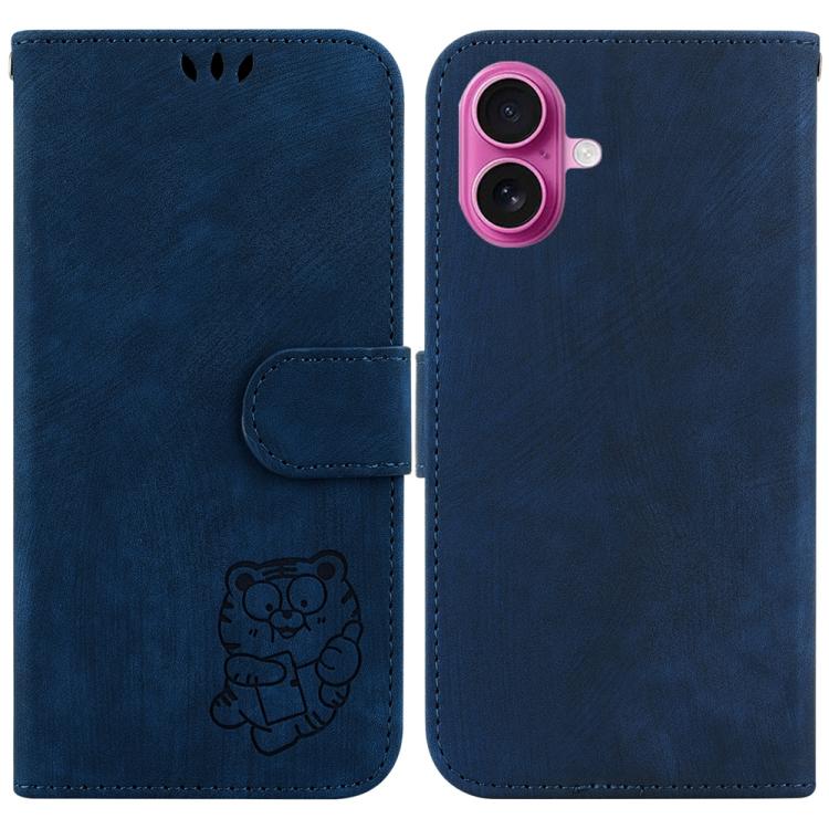 Little Tiger Embossed Leather Phone Case, For iPhone 17 Pro Max, For iPhone 17 Pro, For iPhone 17, For iPhone 17 Air