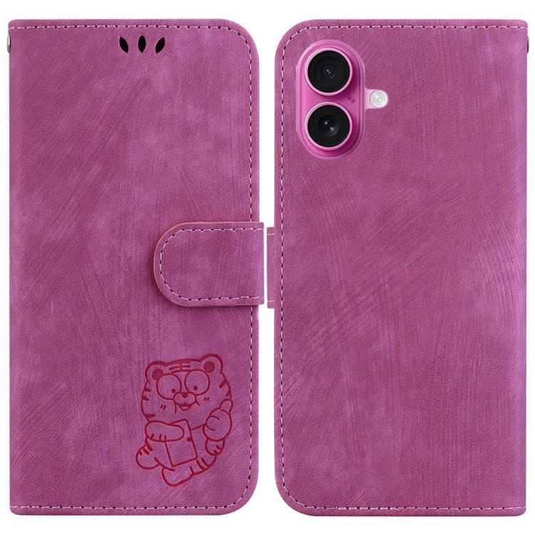 Little Tiger Embossed Leather Phone Case, For iPhone 17 Pro Max, For iPhone 17 Pro, For iPhone 17, For iPhone 17 Air