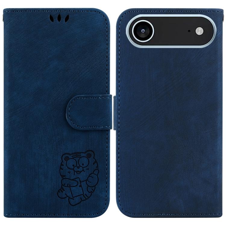 Little Tiger Embossed Leather Phone Case, For iPhone 17 Pro Max, For iPhone 17 Pro, For iPhone 17, For iPhone 17 Air