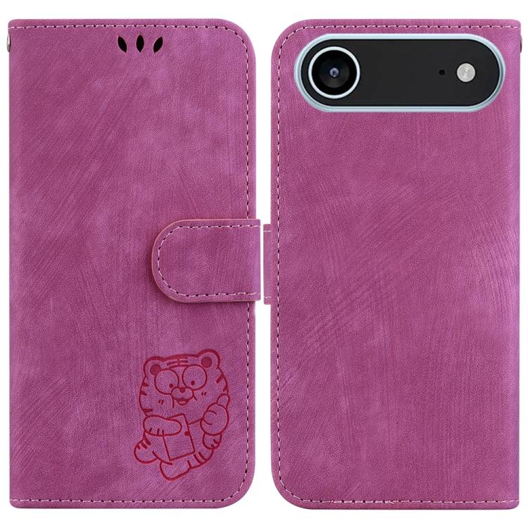 Little Tiger Embossed Leather Phone Case, For iPhone 17 Pro Max, For iPhone 17 Pro, For iPhone 17, For iPhone 17 Air