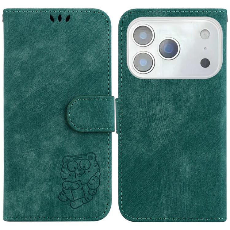 Little Tiger Embossed Leather Phone Case, For iPhone 17 Pro Max, For iPhone 17 Pro, For iPhone 17, For iPhone 17 Air