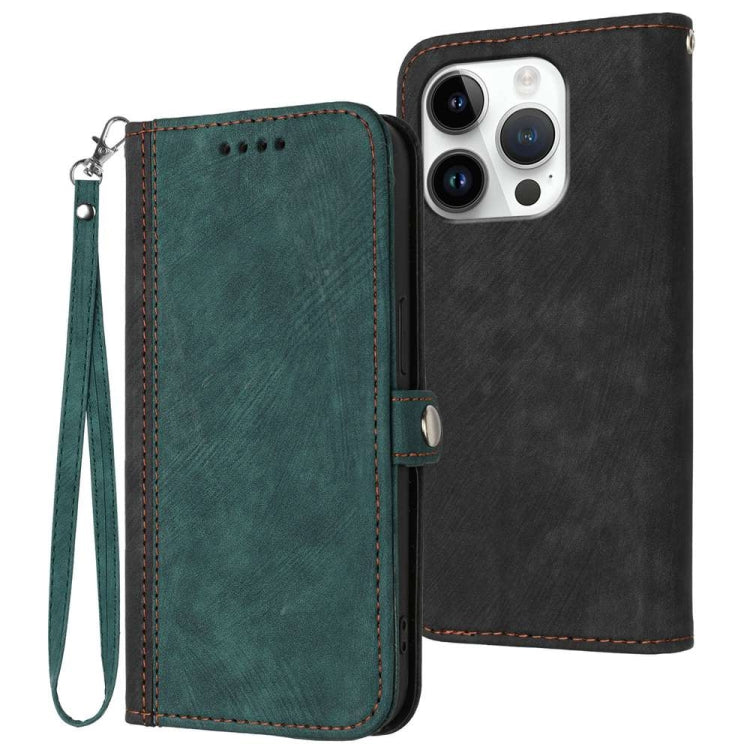 Side Buckle Double Fold Hand Strap Leather Phone Case, iPhone 16e, For iPhone 16 Pro Max, For iPhone 16 Pro, For iPhone 16 Plus
