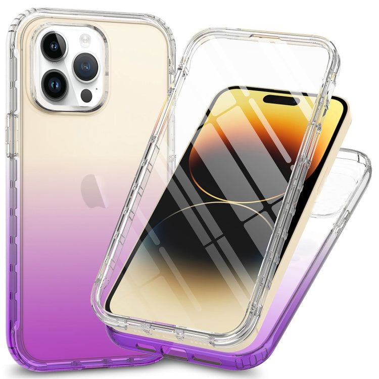 Full Body Shockproof Clear Gradient Phone Case